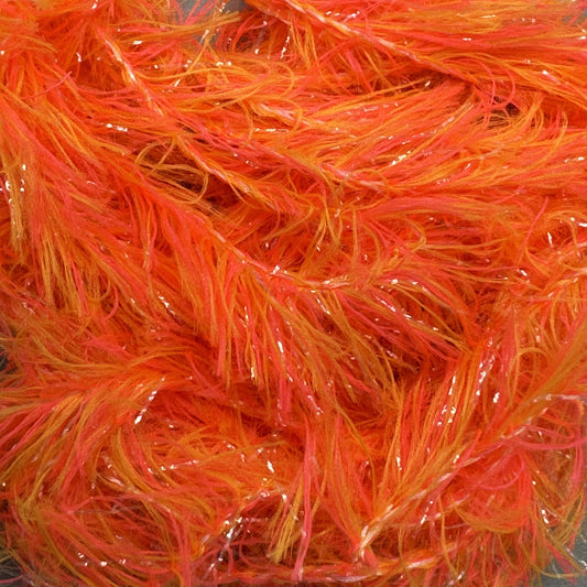 Upavon Two Tone Flame Straggle Hackle - Upavon Fly Fishing